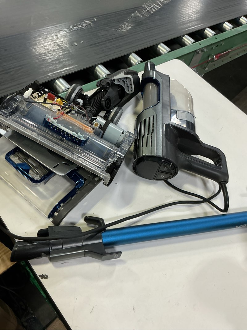 Condition photo showing As Is for Shark | Corded Stick Vacuum Cleaner | Vertex Ultralight | Removable Handheld Vacuum | Pet Hair Vacuum for Carpet and Hard Floor | Powerful Suction | No Hair Wrap | 3 Attachments Included | HZ2002 Vertex w/ DuoClean