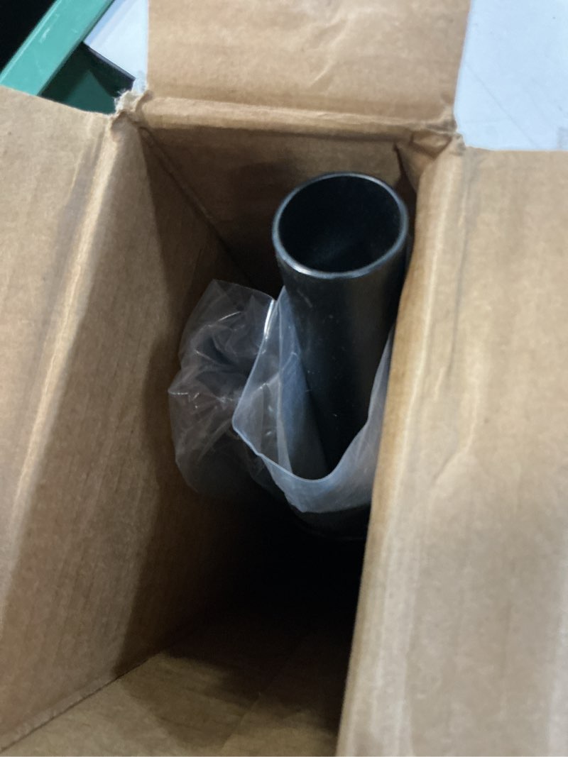 Condition photo showing Good Condition for curved shower curtain rod for bathroom 38-72 inches, adjustable length, curved shower rod, 0.9mm thickness, round shower curtain rods, rotate bracket for large shower space, need drilling, black