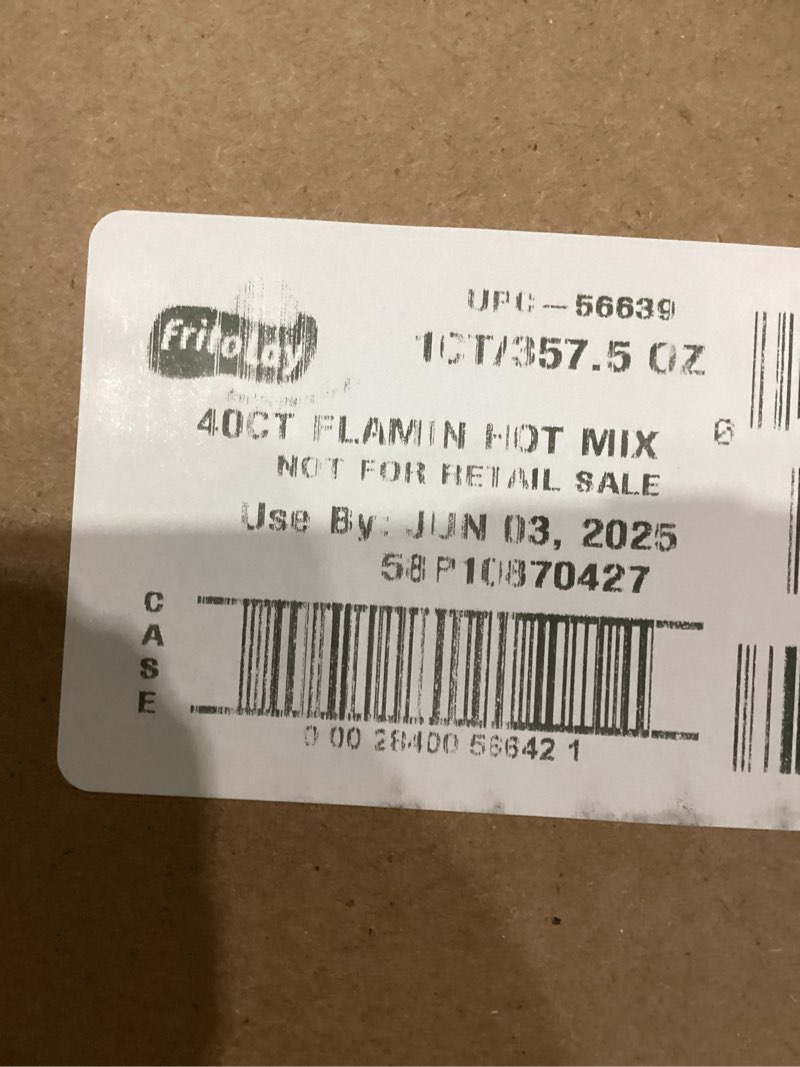 Condition photo showing New/Like New for Frito-Lay Flamin' Hot Mix, Variety Pack, 3.34 Pounds, (Pack of 40), Packaging May Vary Flamin' Hot Mix 40 Count (Pack of 1)