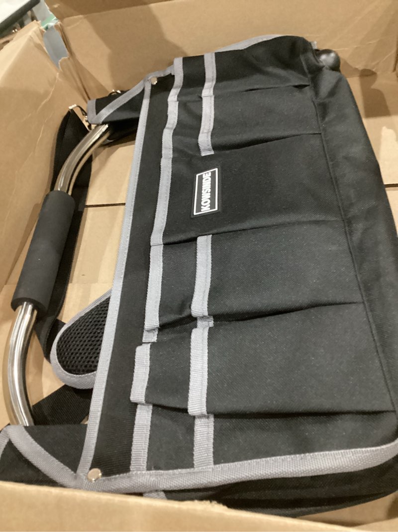 Kowsinde 18 Inch Tool Bag, Electrician Tool Bag, Open Top Tool Bags, 26 Pockets Can Hold Many Tools,