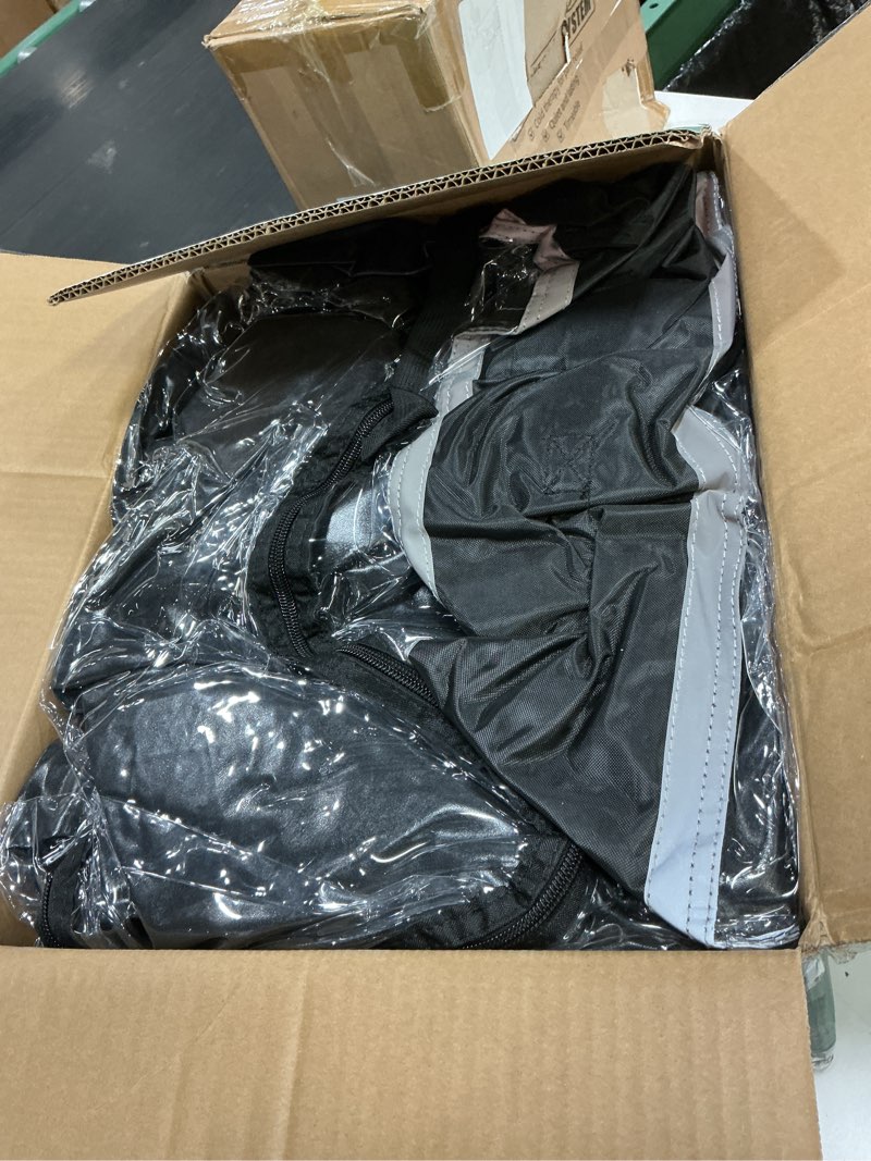 Condition photo showing Good Condition for universal 4 passenger golf cart enclosure 78.7" extended roof for ezgo txt rxv, club car onward tempo, 600d waterproof rain cover, 4-sided pvc window for winter driving black 78'' roof black