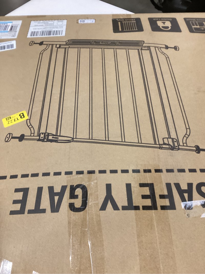 Condition photo showing New/Like New for Cideny Baby Gate No Drilling, 29"-40" Auto Close Dog Gate Indoor for Doorways & Stairs, Pressure Mou