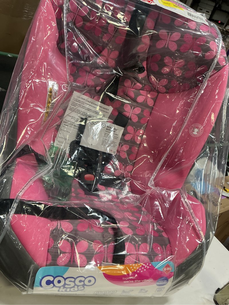 Condition photo showing Good Condition for cosco kids scenera extend infant & toddler convertible car seat, pink butterfly
