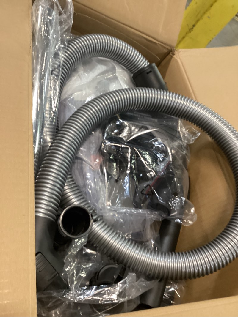 Condition photo showing As Is for Aspiron Canister Vacuum, 1600W/40KPA Canister Vacuum Cleaner, 4QT Dust Bag, H13 HEPA Filter, 5 Tools, Pet-Friendly,Variable Power Control,for Carpets, Hardwood Floors, Stairs, Pet Hair, Household Blue