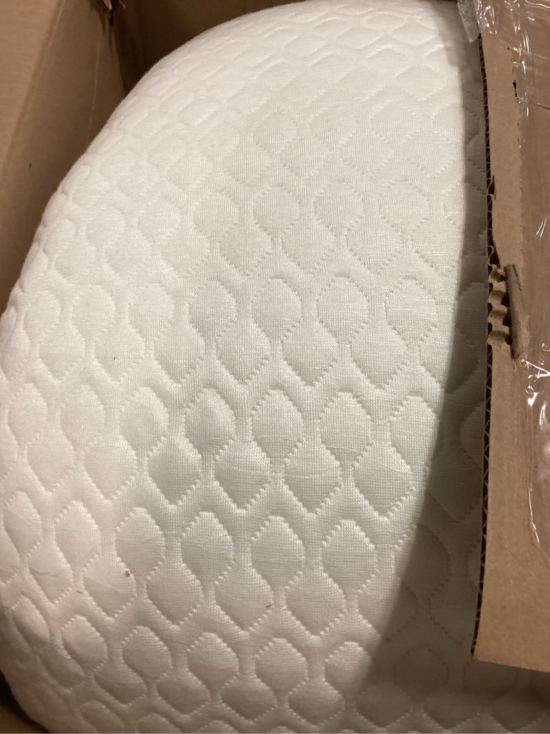 Condition photo showing As Is for similar dreamyblue signature pillow w/adjustable loft • shredded memory foam fill • neutral alignment for side, back, and stomach sleepers • washable bamboo rayon cover • certipur-us certified foam (queen) queen (pack of 1)