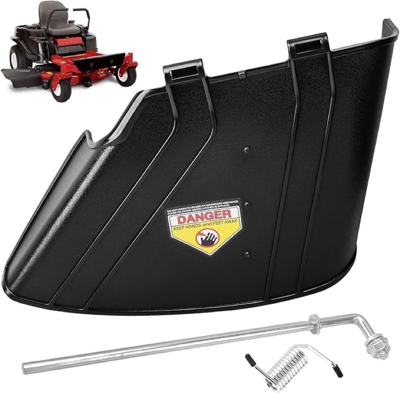 137-7046 Deflector Chute w/Mounting Hardware Compatible with Toro Timecutter Exmark Quest E-Series 42" Mower SW4200 ZS4200S 75742 74665 75748 75749 74667 74677 74705 74711 75742TA 75742W