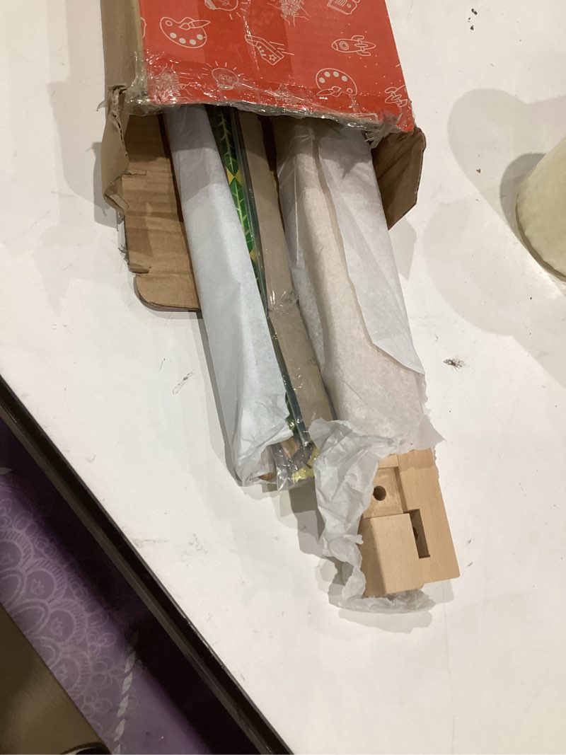 Condition photo showing Good Condition for melissa & doug wooden multi-craft weaving loom: extra-large frame (22.75 x 16.5 inches) frustration-free packaging