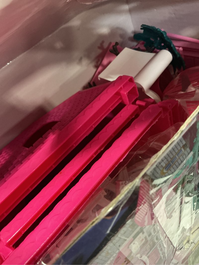 Condition photo showing Good Condition for Villa Playset for Girls Ages 3-7, 4-Story 12 Room House with 2 Dolls, Furniture and Accessories, Indoor Playset Girls Toys for Ages 6-8, Pretend Toddler Toy, Birthday Gifts for Kids 4-8 12Rooms