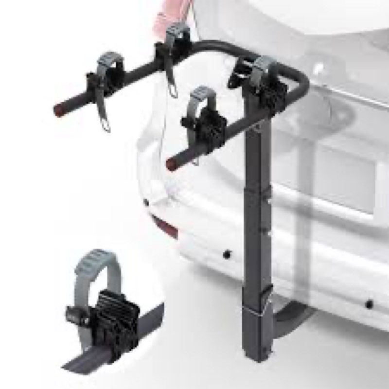 RackWash Bike Rack for Car and Truck - and Wash System - Standard 2 Inch Tow Hitch Bike Rack - Inclu