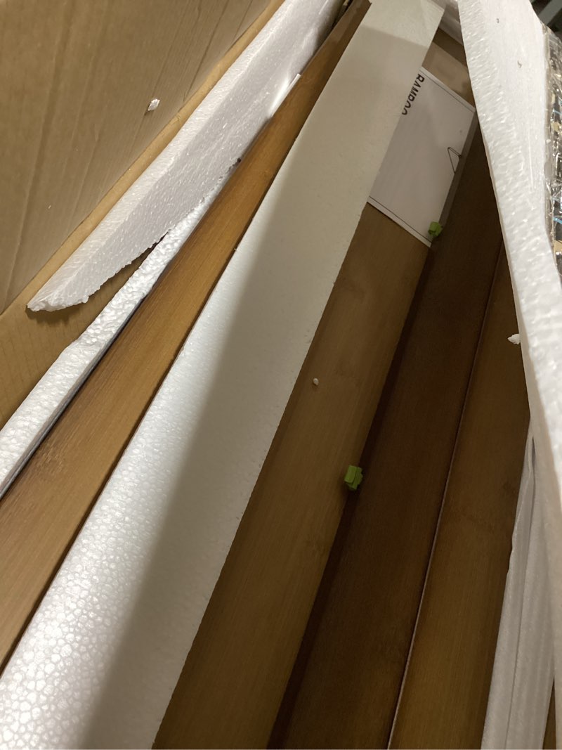 Condition photo showing Good Condition for Wire Shelf Covers, Bamboo Wire Rack Covers for Pantry, Closet (4pcs, 32" W x 12" D) 32"W x 12"D 4