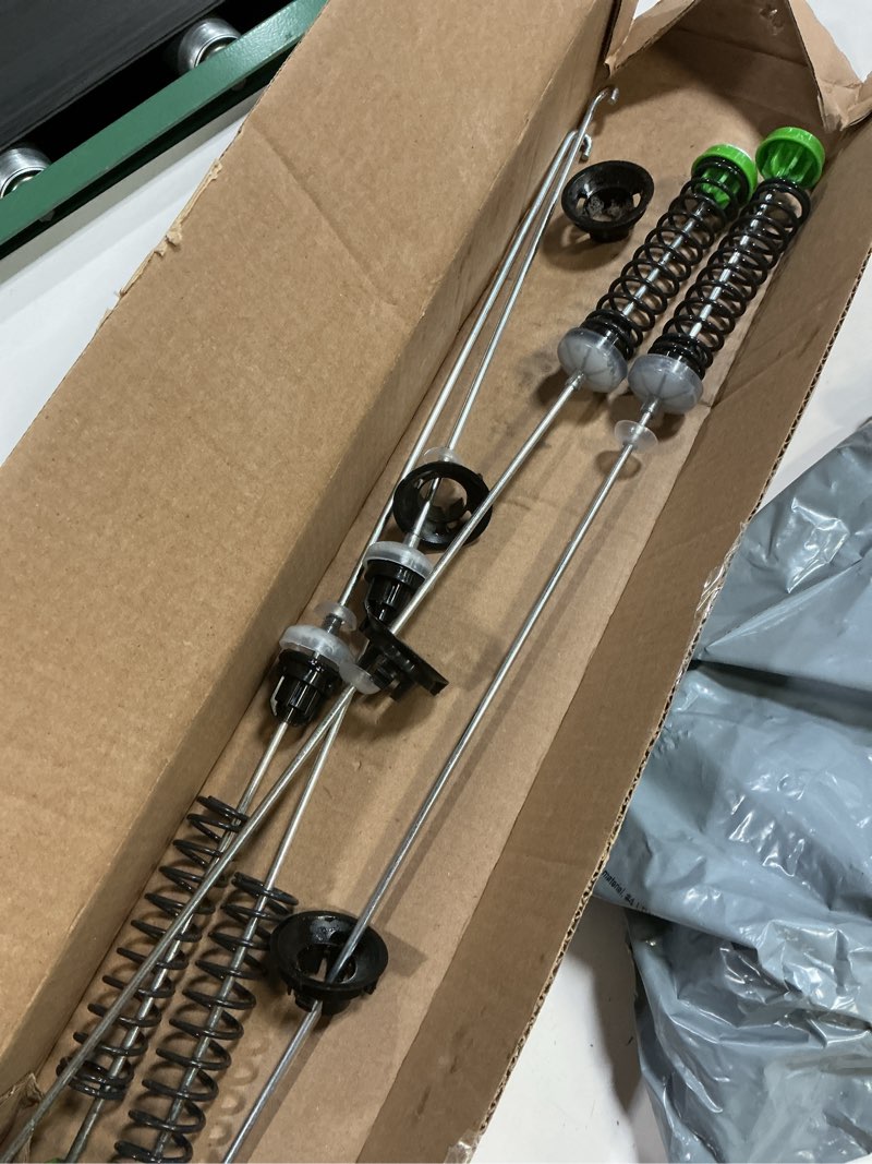 Condition photo showing As Is for ?Steel?W11130362 MVWC565FW1 WTW5000DW3 MVWX655DW1 Washer Suspension Rod Kit 4PCS for Whirlpool Maytag Kenmore Bravos Top Load | Fits MVWC565FW0/FW2 WTW5000DW2/DW1| Replaces W10594080 W10735786