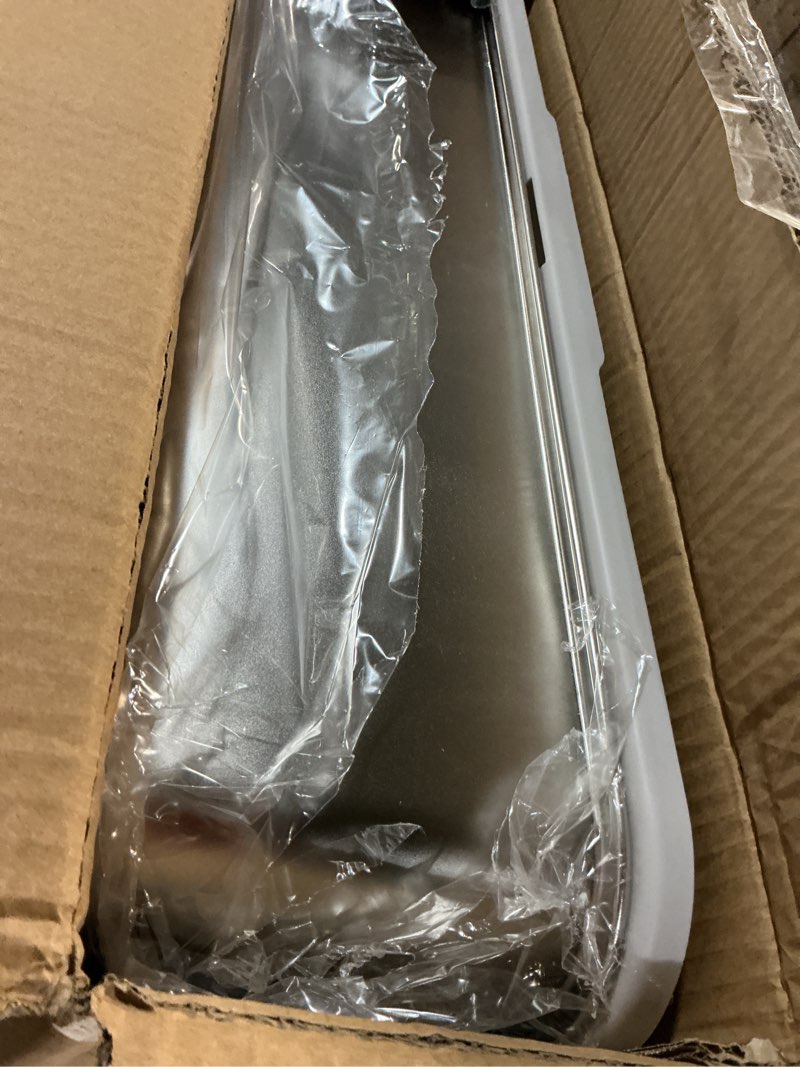 Condition photo showing Good Condition for stainless steel litter box | xl enclosed cat litter boxes with lid for big cats | high sided, anti-urine leakage | non-stick bottom & includes litter mat & metal scoop