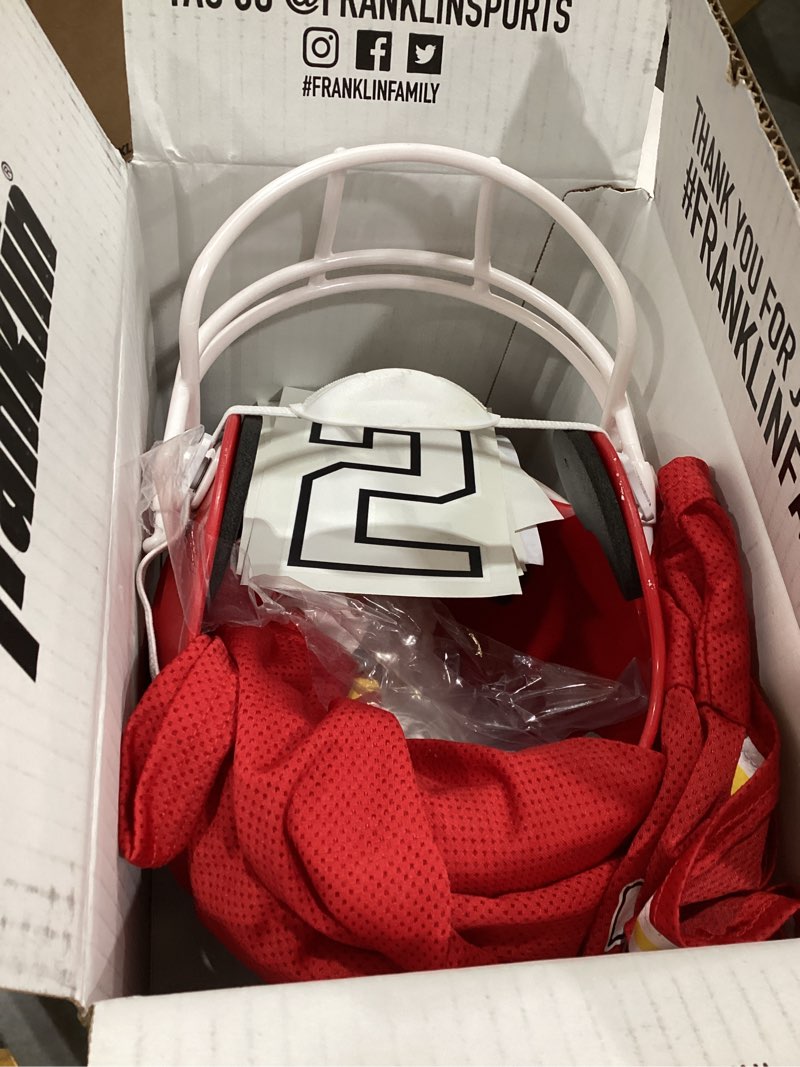 Condition photo showing Good Condition for Franklin Sports NFL Kids Football Uniform Set - NFL Youth Football Costume for Boys & Girls Kansas City Chiefs Small