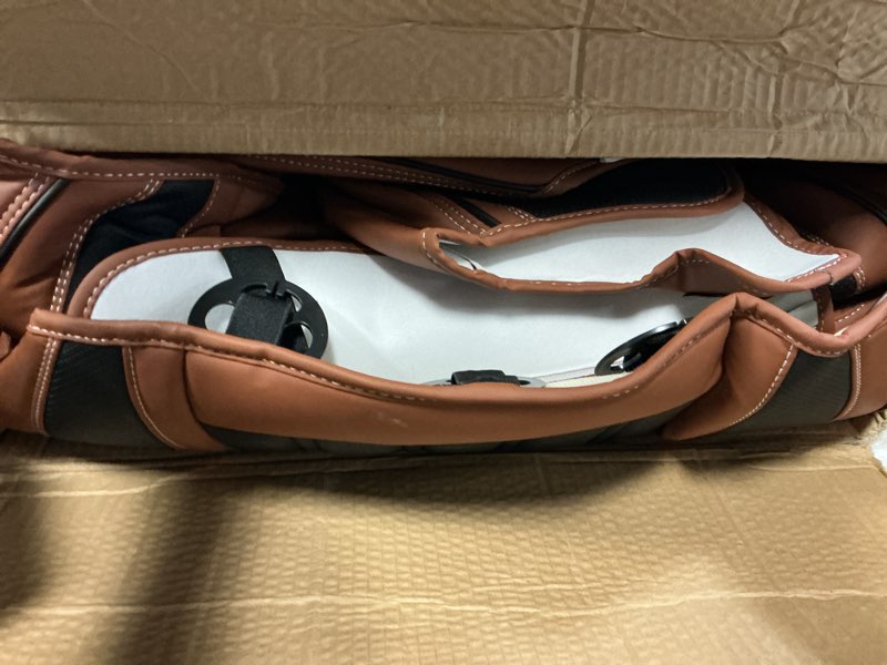 Condition photo showing Good Condition for florich seat covers for cars, waterproof seat covers, leather car seat covers 2 pack, universal seat cushion protector for most cars trucks suv-brown&black brown&black frontpair