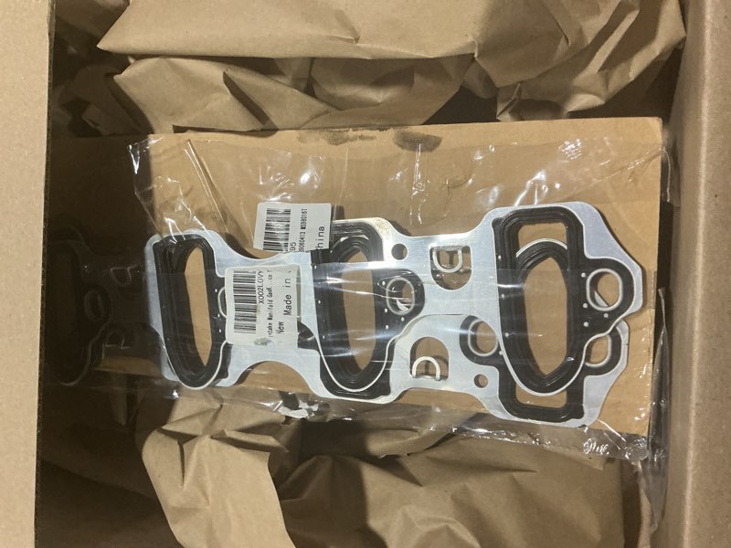 Condition photo showing Good Condition for intake manifold gasket set - compatible with 4.8l 5.3l 6.0l chevy silverado, suburban, tahoe, gmc sierra, yukon, savana, cadillac escalade - replace 89060413 ms98016t