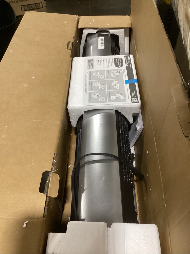 Condition photo showing As Is for Dreo Tower Fan and Heater Combo, 29.2ft/s Standing Fans for Bedroom, 17 Levels, 6 Modes, 120° Oscillation, 42 Inch, 12H Timer, 25dB Quiet, with Remote, for Office, Large Room, Silver
