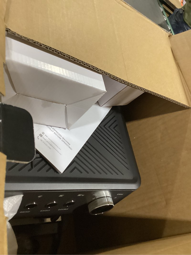 Condition photo showing Good Condition for (2026 upgrade) espresso machine with grinder, expresso coffee machines with built-in anti-clog coffee grinder/milk steam wand/frother, expresso machines for home perfect cappuccino & latte-matte black