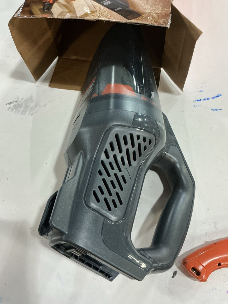 Condition photo showing As Is for BLACK+DECKER dustbuster 20V MAX* POWERCONNECT Cordless Handheld Vacuum, Tool Only (BCHV001B) (B09NCKR934)