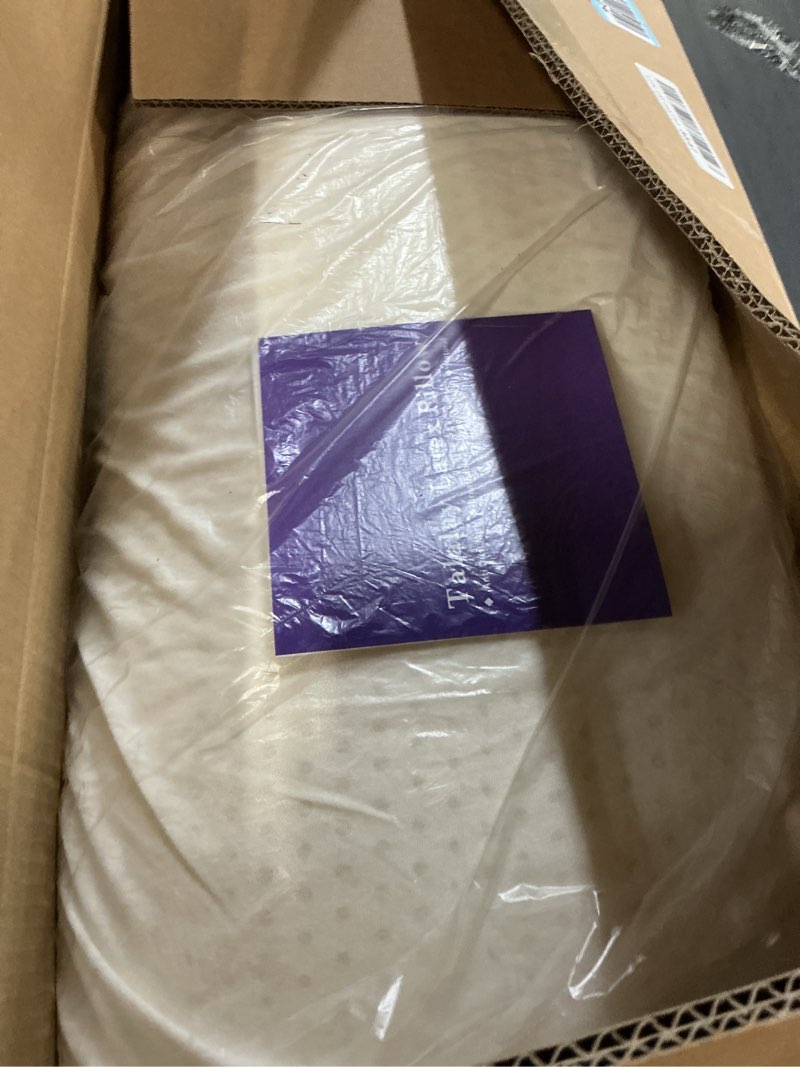 Condition photo showing New/Like New for talalay 100% natural premium latex pillow,bed pillow for sleeping with removable cotton cover, helps relieve pressure, breathable, pressure relief, durable, best gift (standard (firm))