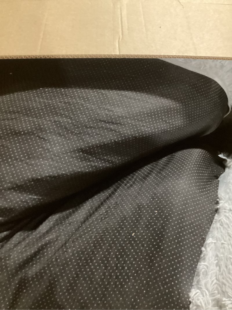 Condition photo showing Good Condition for Giant Human Sized Dog Bed for Adults and Pets, 74"x50"x12" Pressure Relieving Memory Foam for Ultimate Comfort, Waterproof & Machine Washable Cover, Family Bedroom Lounger, Grey White 74"L x 50"W x 12"Th Grey White