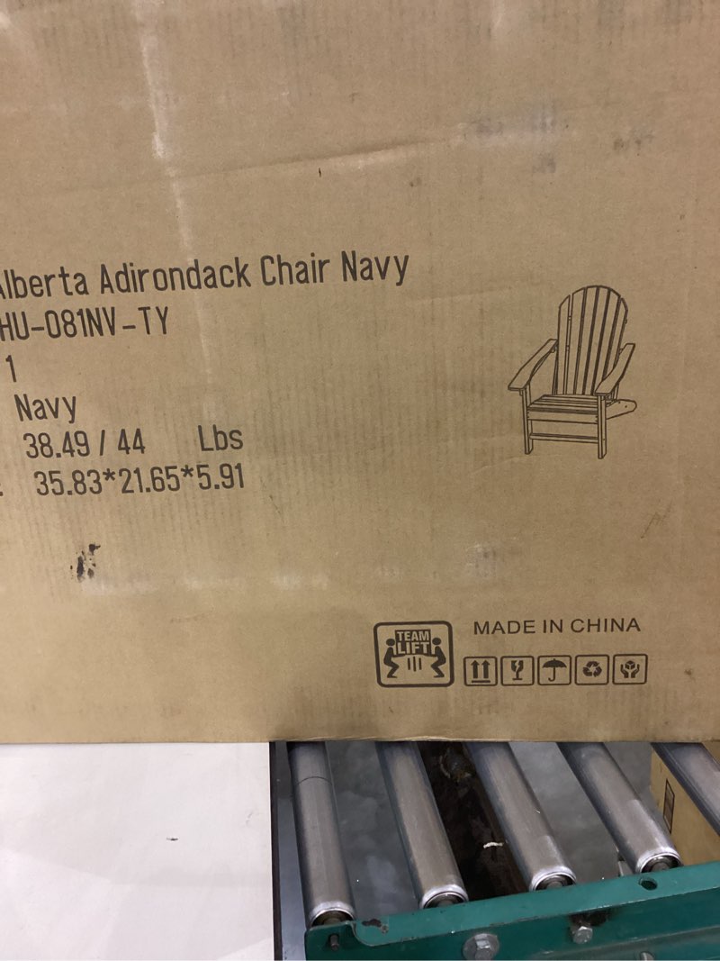 OTSUN Adirondack Chair, Large Lawn Chair, Outdoor Chair with Durability and Weather Resistance, HDPE