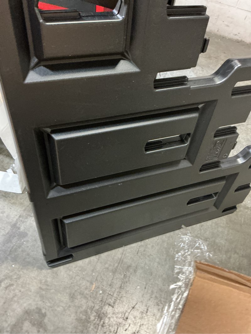 Condition photo showing As Is for confer plastics 4 step signature spa steps (black)