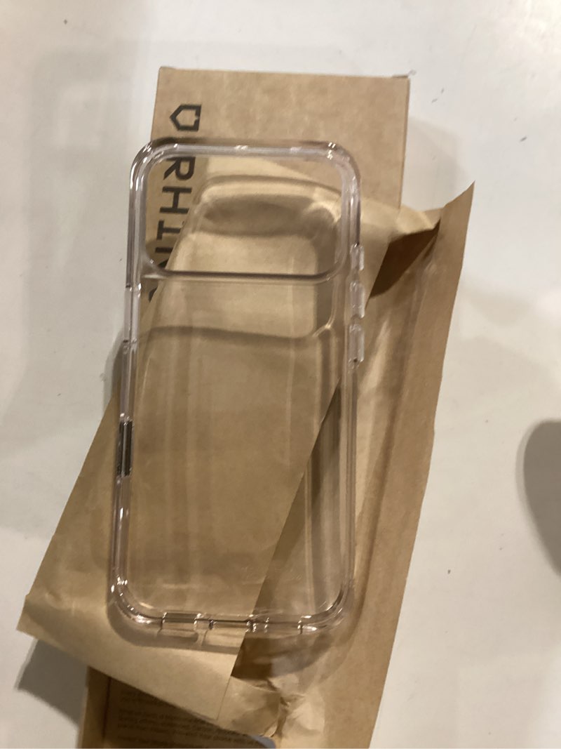 Condition photo showing Good Condition for rhinoshield phone case compatible with iphone 17 pro | clear case - anti-yellowing, high transparency, shockproof with military grade drop protection - transparent iphone 17 pro transparent