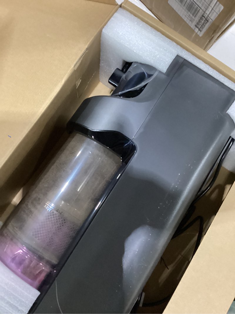 Condition photo showing As Is for Eureka Robot Vacuum with Bagless Self Emptying Station, 2 in 1 Robotic Vacuum and Mop Combo, 60-Day Capacity, 4000Pa Suction, Auto Lifting Mop, LiDAR Navigation,NER E10s Black E10s