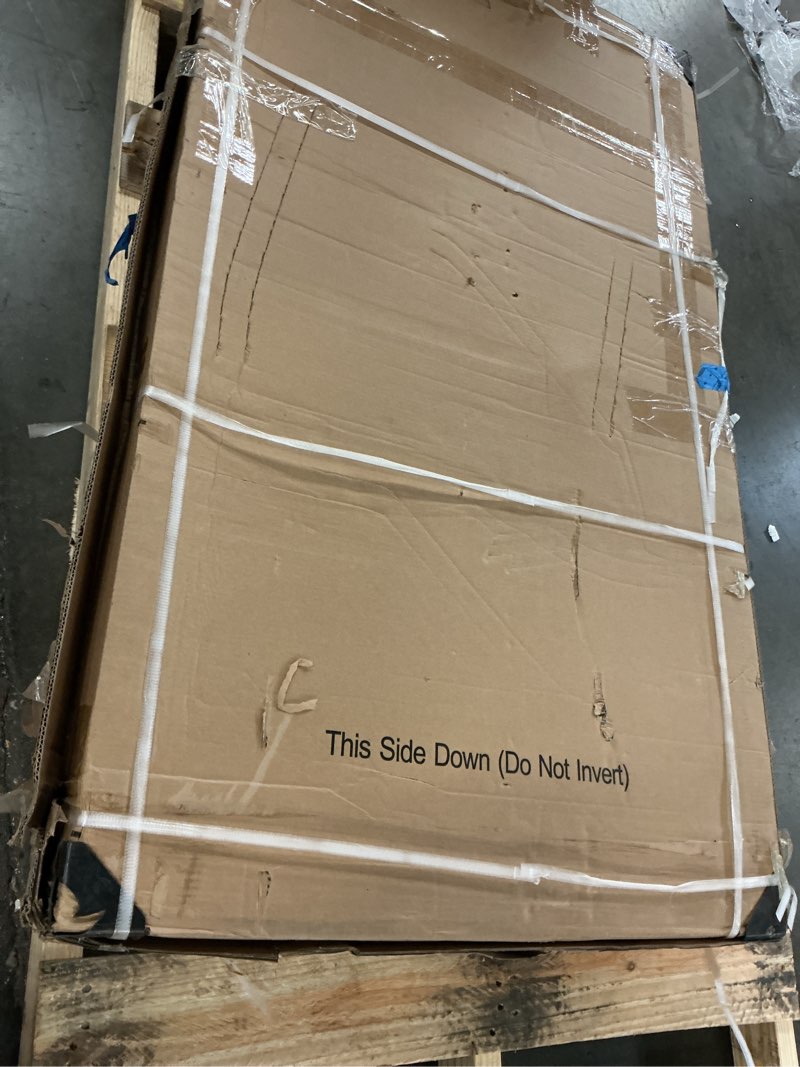 Condition photo showing Good Condition for bathtub shower doors, 57-60'' w x 57'' h, semi-frameless double sliding tub shower door, 1/4 inch (6mm) clear tempered glass, easy install shower door, chrome