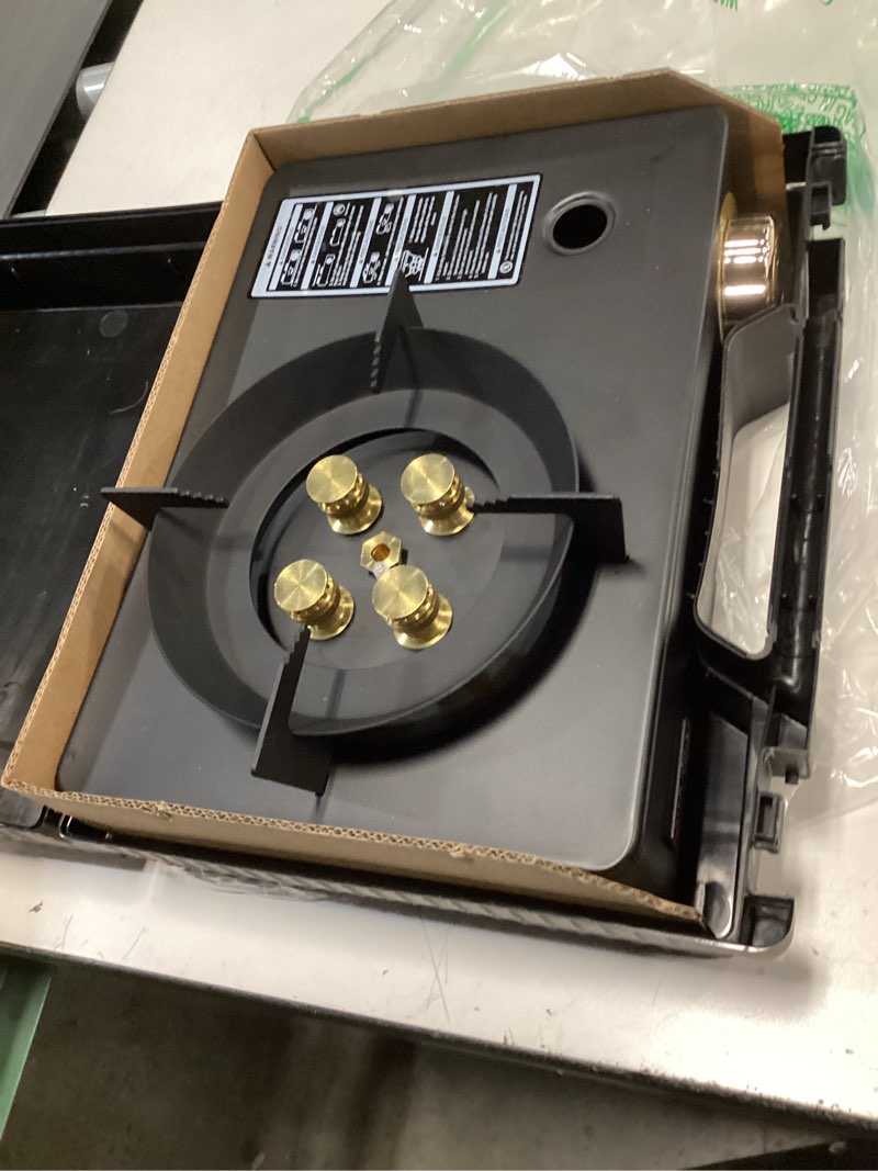 Condition photo showing Good Condition for ONLYFIRE OUTDOOR LIVING Butane Gas Stove with Carrying Case, Portable Camping Stove Precise Heat Control, Camp Stove for Patio Cooking Camping Hiking RV Trip Tailgating Emergency Use, GS336GDb