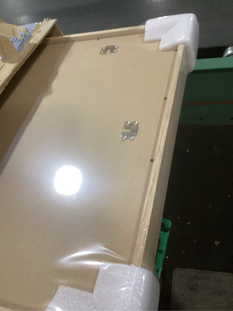 Condition photo showing New/Like New for FinalFind Minimalist 20x24 Picture Frame Matted to 16x20 Set of 3, Natural Solid Oak Wood Poster Frame, Lightweight for Wall Mounting(3 Pack, Oak) 20"x24" - 3pk Oak