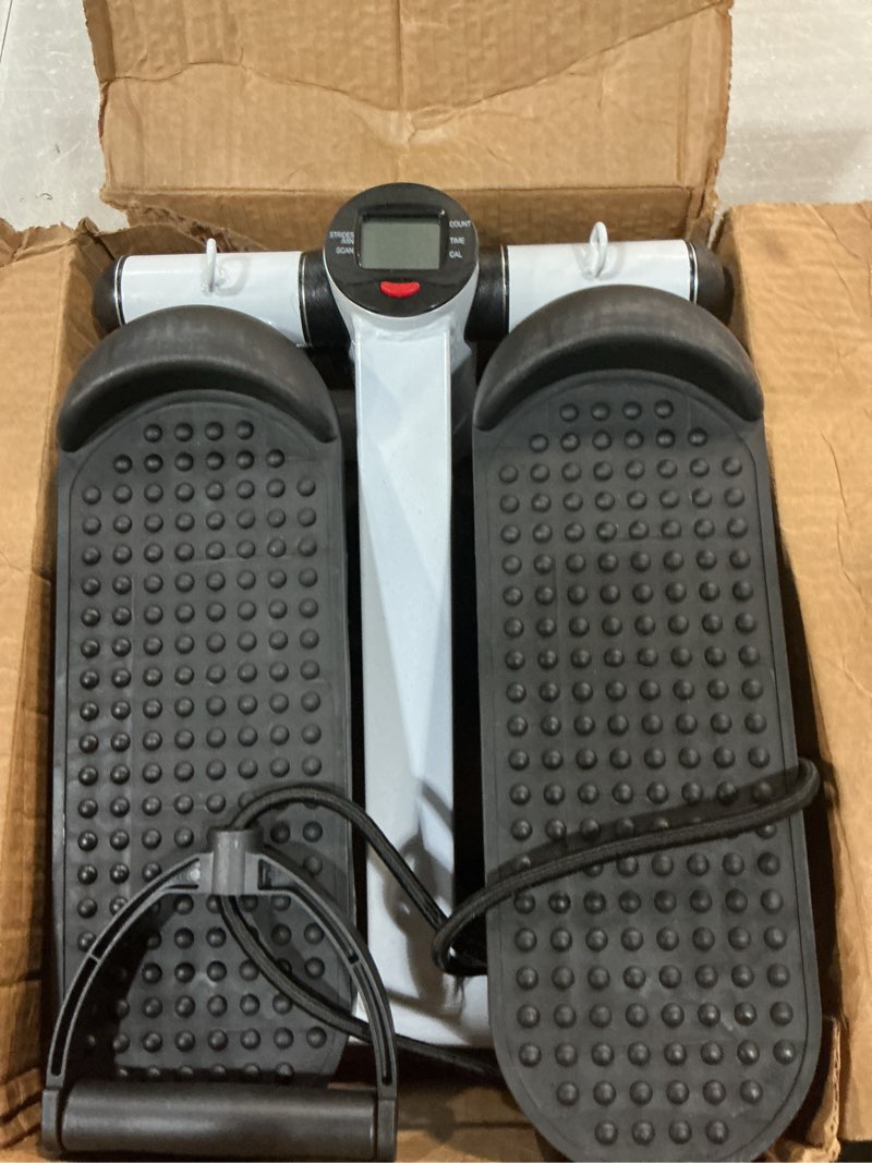 Condition photo showing Good Condition for tbj stepper machine new-mini stair stepper with resistance bands and lcd monitor portable stair climber exercise machine for full body workout