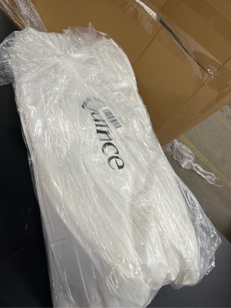 Condition photo showing New/Like New for luxe goose down pillow, king, medium/firm