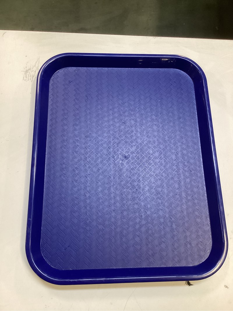 (4PCS) Carlisle Cafe® Blue Polypropylene Basketweave Tray