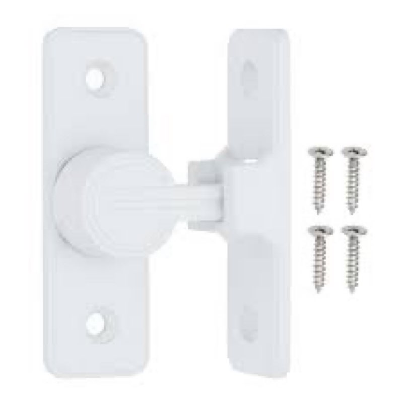 PATIKIL 90 Degree Barn Door Lock, Flip Latches Zinc Alloy Safety Sliding Door Bolt Latch Lock for Ga