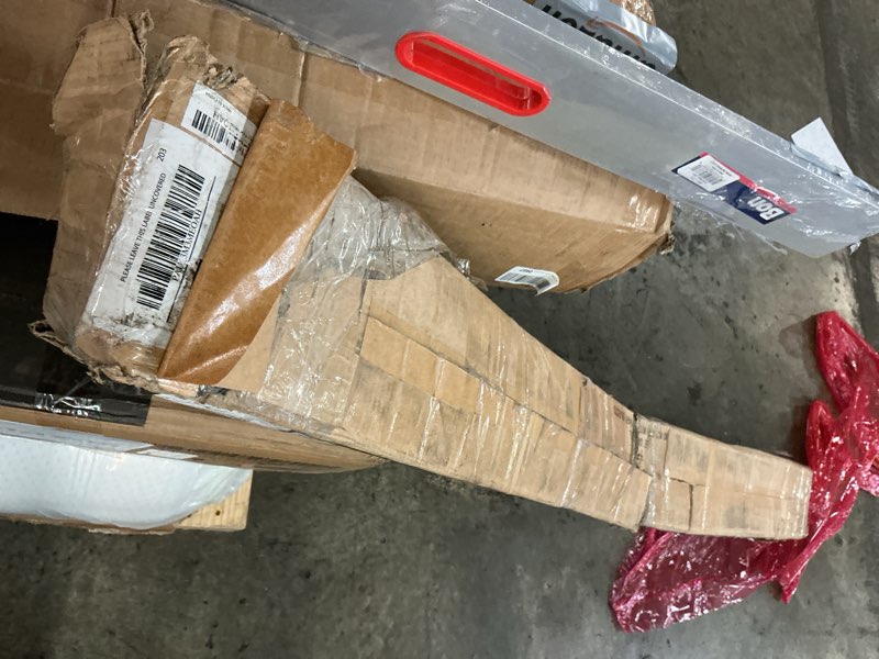 Condition photo showing As Is for Garvee Car Parking Stopper 72 Inch Heavy Duty Rubber Wheel Stopper