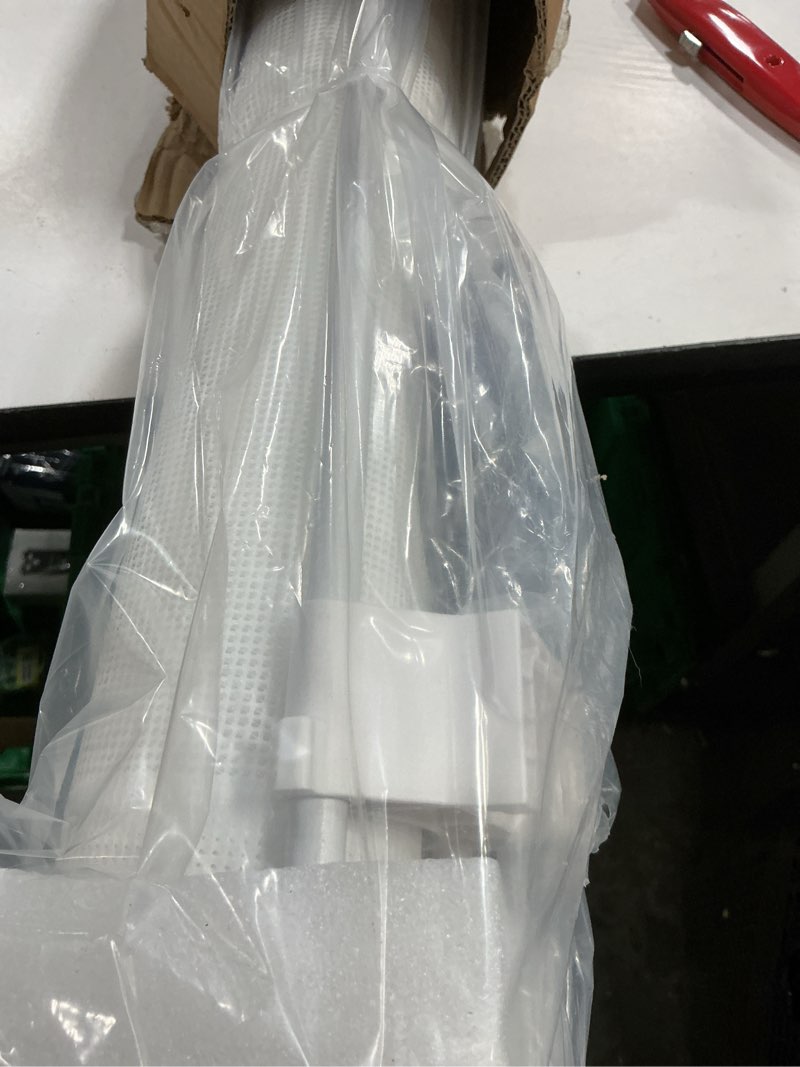 Condition photo showing New/Like New for 275" Retractable Baby Gates Dog Gate Extra Wide, 52" Tall Child Pet Safety Gate with Reinforced Strips for Stairs, Long Mesh Garage Gates Fence for Outdoor Indoor Large Openings Driveway Decks Patio White 52" Tall x 275" Wide