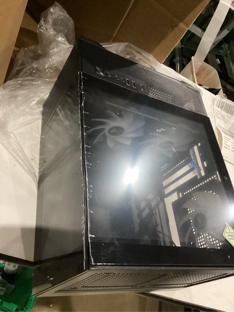 Condition photo showing Good Condition for gamdias micro-atx tower computer case with tempered glass, gaming m-atx pc case with 3x 120mm argb fans, support up to 5x fans airflow, 240mm aio/radiator, 280mm gpu/vga, 155mm cpu cooler, 150mm psu