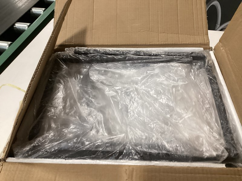 Condition photo showing Good Condition for TV Tray Table Set of 2, TV Dinner Tray, Folding Table, Foldable TV-Trays, Side Table for Bed, Couch, Portable and Small Easy to Move White&black