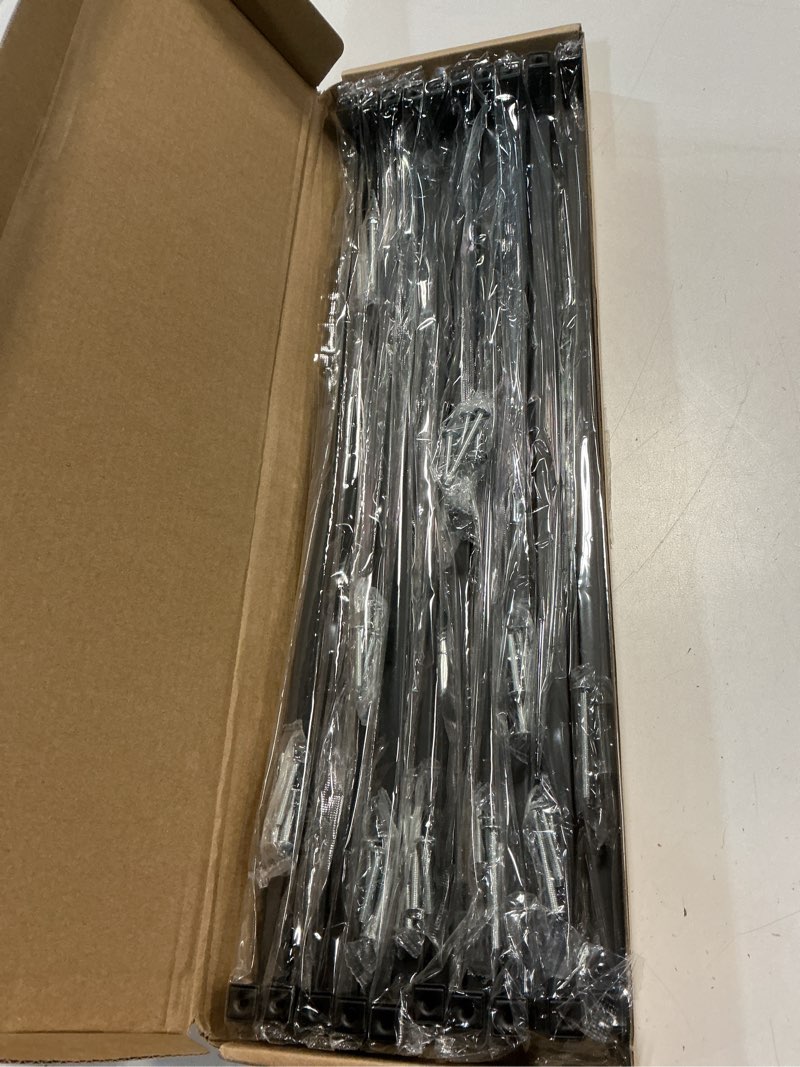 Condition photo showing New/Like New for Cabinet Pulls Matte Black Cabinet Handles Square Drawer Pulls, 10 Pack 18 Inch Stainless Steel Kitchen Door Cupboard Cabinet Handles, Drawer Hardware Handles, 458mm Hole Centers 10 18 inch Hole Centers(458mm)