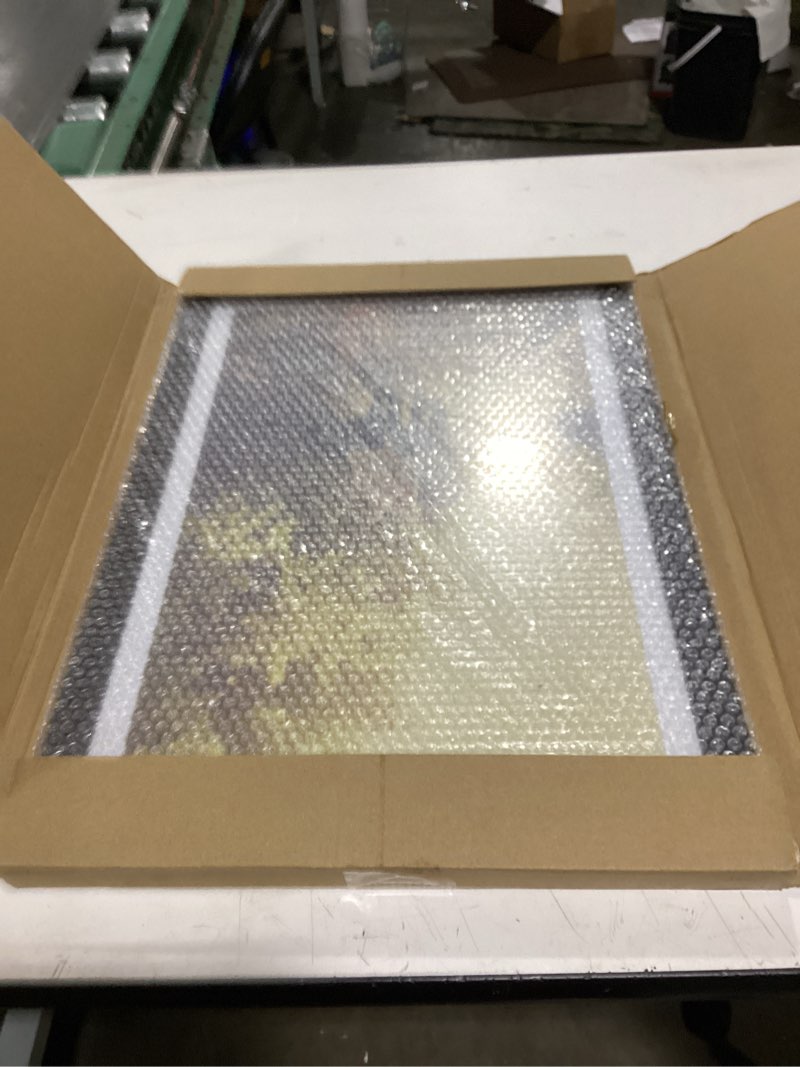 Condition photo showing New/Like New for ktkde 12x18 picture frame,display pictures 11x17 with mat or 12x18 without, tempered glass, 18 by 12 wooden frame black wall gallery photo frames poster frame best gift black woodgrain 12x18