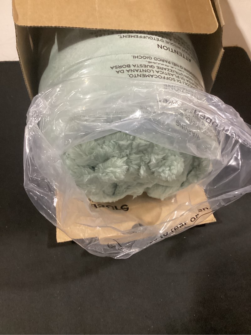 Condition photo showing Good Condition for bedsure gentlesoft full size blankets for bed - cozy soft blankets for women, cute large throws for girls, sage green, 84x90 inches green full (84" x 90")