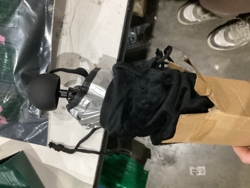 Condition photo showing As Is for windshield sun shade umbrella - protect car from sun rays & heat damage keep cool & protect interior (56" l x 31" w)