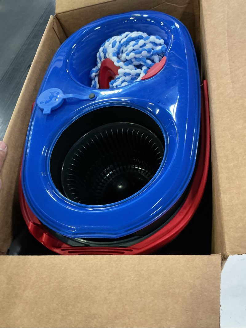 Condition photo showing Good Condition for O-Cedar RinseClean Spin Mop & Bucket System | Clean with Water | Removes 99% of Bacteria Plastic Rinseclean Spin Mop & Bucket Cleaning System