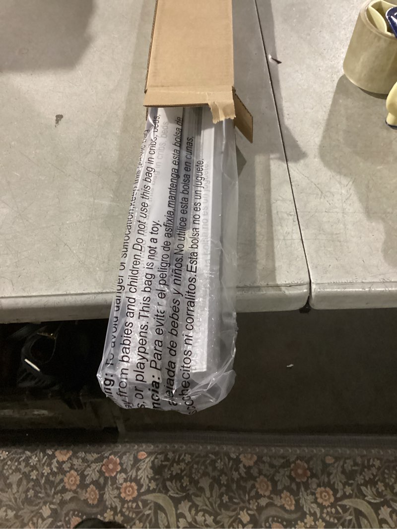 Condition photo showing Good Condition for LazBlinds Cordless White 1" Room Darkening Vinyl Mini Blinds, 29" W X 48" H Horizontal Window Blinds for Home, Cordless Shades for Indoor Windows White 29"W X 48"H