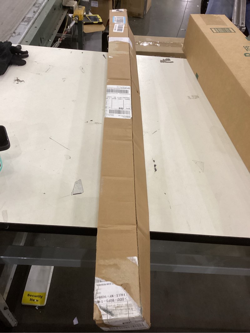 Condition photo showing As Is for Ivilon Tension Curtain Rod - Spring Tension Rod for Windows or Shower, 54 to 90 Inch. Warm Gold 54" to 90" Warm Gold