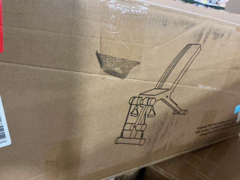 Condition photo showing Good Condition for Adjustable Folding Weight Bench for Home Gym, 660 lbs Capacity Multi-Functional Workout Bench Sturdy Durable for Full Body