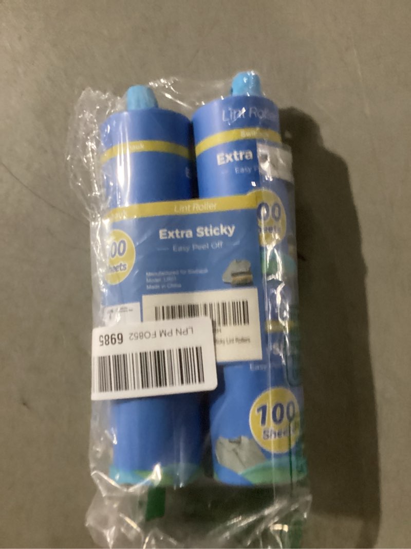Condition photo showing Good Condition for swihauk 600 sheets extra sticky lint rollers for pet hair, easy spiral tear lint roller for clothes with ergonomic handle, multipurpose lint remover for furniture, carpet, car seat