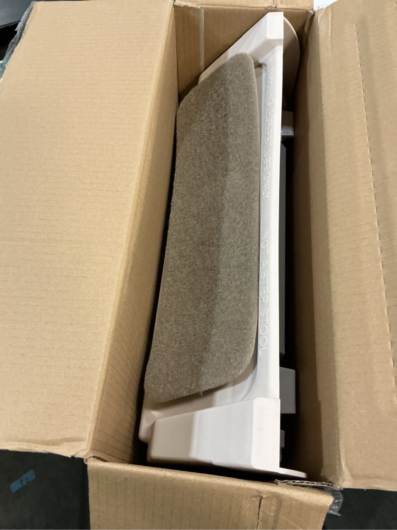 Condition photo showing Good Condition for petsafe cozyup folding dog stairs, portable indoor/outdoor pet steps for bed, couch & car, tan, 25 inch bed - 25 inches tall tan