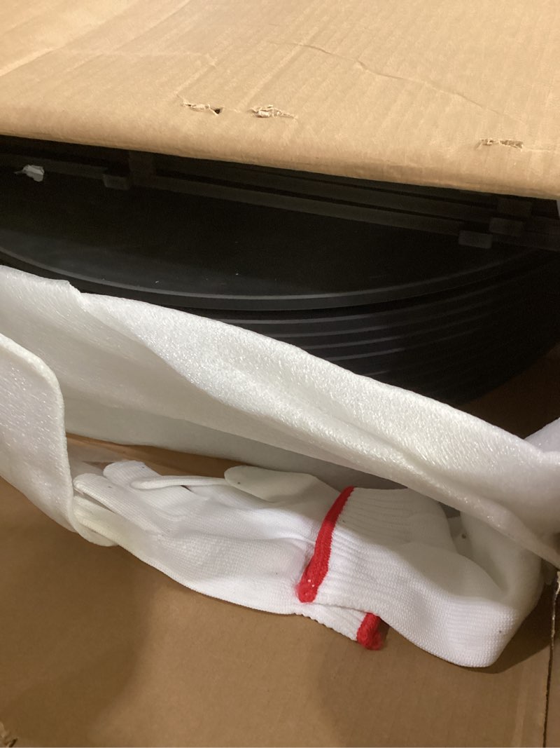 Condition photo showing As Is for SpaceAid 9 Tier Rotating Shoe Rack Tower, Spinning Shoe Display Lazy Susan, Revolving 360 Shoe Rack Storage Round Carousel, Vertical Handbag Rotate Shoes Closet Organization (9-Tier Black) 9 Tier (23.2"W x 80.7"H) Black